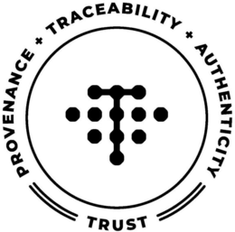 PROVENANCE + TRACEABILITY + AUTHENTICITY TRUST trademark