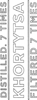 KHORTYTSA DISTILLED. 7 TIMES FILTERED 7TIMES trademark