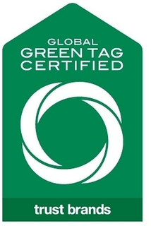 TRUST BRANDS GLOBAL GREEN TAG CERTIFIED trademark
