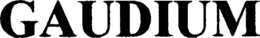 GAUDIUM trademark