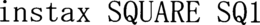 INSTAX SQUARE SQ1 trademark