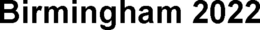 BIRMINGHAM 2022 trademark