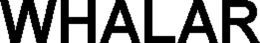 WHALAR trademark