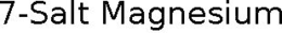 7-SALT MAGNESIUM trademark