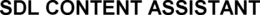 SDL CONTENT ASSISTANT trademark