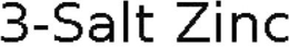 3-SALT ZINC trademark
