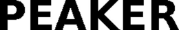 PEAKER trademark