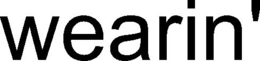 WEARIN' trademark