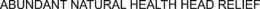 ABUNDANT NATURAL HEALTH HEAD RELIEF trademark