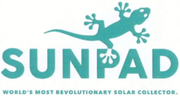 SUNPAD WORLD'S MOST REVOLUTIONARY SOLAR COLLECTOR. trademark