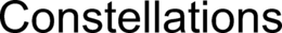 CONSTELLATIONS trademark