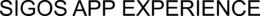 SIGOS APP EXPERIENCE trademark