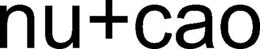 NU+CAO trademark