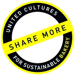 SHARE MORE UNITED CULTURES FOR SUSTAINABLE BAKERY trademark