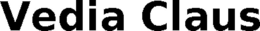 VEDIA CLAUS trademark
