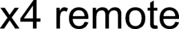 X4 REMOTE trademark