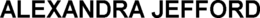 ALEXANDRA JEFFORD trademark