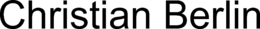 CHRISTIAN BERLIN trademark