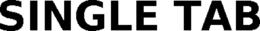 SINGLE TAB trademark