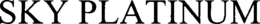 SKY PLATINUM trademark