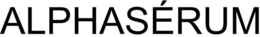 ALPHASÉRUM trademark