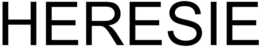 HERESIE trademark