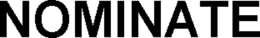 NOMINATE trademark