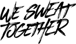 WE SWEAT TOGETHER trademark