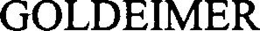 GOLDEIMER trademark