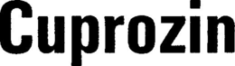 CUPROZIN trademark