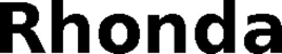 RHONDA trademark