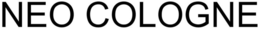 NEO COLOGNE trademark