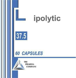 LIPOLYTIC 37.5 60 CAPSULES TRI PHARMA COMPANY trademark