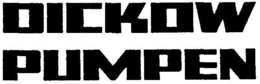 DICKOW PUMPEN trademark