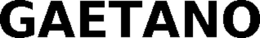 GAETANO trademark