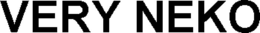 VERY NEKO trademark