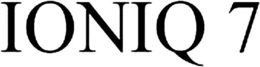 IONIQ 7 trademark