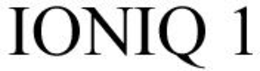 IONIQ 1 trademark