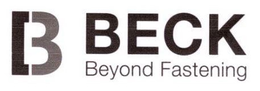 B BECK BEYOND FASTENING trademark