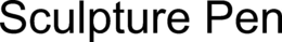 SCULPTURE PEN trademark