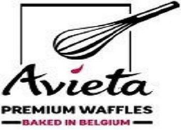AVIETA PREMIUM WAFFLES BAKED IN BELGIUM trademark