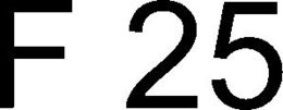 F 25 trademark