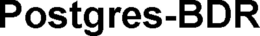 POSTGRES-BDR trademark