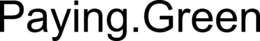 PAYING. GREEN trademark