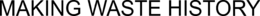 MAKING WASTE HISTORY trademark
