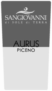 SANGIOVANNI DI SOLE DI TERRA AURUS PICENO trademark
