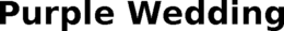PURPLE WEDDING trademark