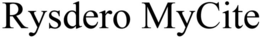 RYSDERO MYCITE trademark