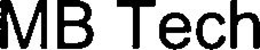 MB TECH trademark