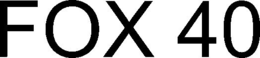 FOX 40 trademark